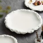 Rock Edge Ceramic Dinner Plate Set - Image 5