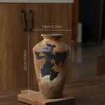 Rustic Artisan Ceramic Vase - Image 2