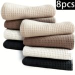 Cotton Waffle Kitchen Towel Set