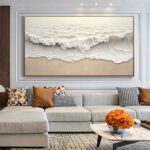 Ocean Horizon Sculpted Wall Art