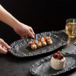 Black Stone Texture Serving Platter - Image 4