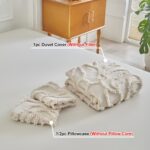 Tufted Rose Duvet Cover Set - Image 4