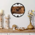 Woodgrain Open Frame Wall Clock - Image 4