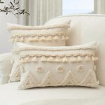 Natural Linen Tassel Cushion Cover