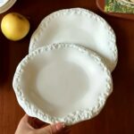 Rock Edge Ceramic Dinner Plate Set - Image 6