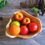 Organic Solid Wood Fruit Bowl - Image 5