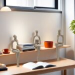 Abstract Seated Figure Sculpture Set - Image 4