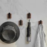 Walnut & Black Designer Wall Hooks - Image 5