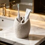 Organic Stone Effect Toothbrush Holder