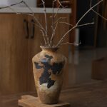 Rustic Artisan Ceramic Vase - Image 4