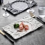 Rock Texture Ceramic Serving Platter - Image 3