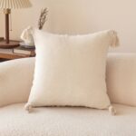 Ivory Geometric Tufted Cushion Cover - Image 7