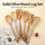 Olive Wood Kitchen Utensil Set
