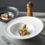 Textured Ceramic Pasta Bowl - Image 5