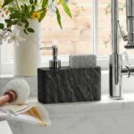 Stone Effect Soap Dispenser & Sponge Holder - Image 4
