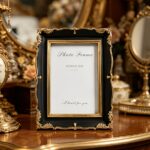 Vintage Black & Gold Photo Frame - Image 4
