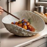 Shell Ceramic Serving Bowl