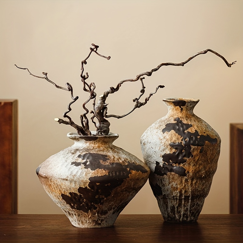 product-fancy-cd35e030-1c24-4587-88d7-2065e7f1b062 Rustic Artisan Ceramic Vase - Image 1