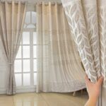 Champagne Botanical Blackout Curtains