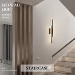 Modern Black/Golden Wall Sconce, Warm Light LED Vanity Lamp, Suitable for Bedside, Bedroom, Bathroom, Dining Room, Living Room, Indoor Wall Light - Image 4