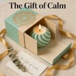 Sage Wave Sculptural Candle - Image 2