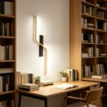 Sculptural Line LED Wall Light - Image 6