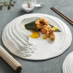Ocean Wave Ceramic Serving Plate - Image 6