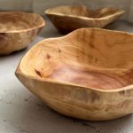 Organic Solid Wood Fruit Bowl - Image 6