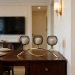 Three-Light Gold Candle Centrepiece - Image 4