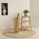 Gold Botanical Umbrella Stand