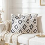 Textured Diamond Cushion Cover Set - Image 4