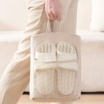 11 Piece Beige Travel Packing Organiser Set for Luggage & Toiletries - Image 5