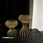Aurora Gold Lantern Candle Holder Set - Image 4