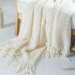 Chunky Knit Tassel Throw - Image 5
