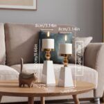 Marble & Gold Pillar Candle Holder - Image 4