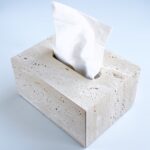 Travertine Tissue Box Holder - Image 4