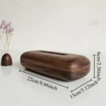 Walnut Style Tissue Box Holder - Image 2