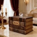 Vintage Library Storage Book Box - Image 3