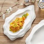 Rock Texture Ceramic Serving Platter - Image 3
