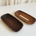 Walnut Style Tissue Box Holder - Image 4