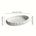 Organic Ceramic Serving Platter - Image 3