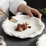 Organic Stone Edge Ceramic Plate - Image 6