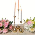 Golden Teardrop Candle Holder Set - Image 5