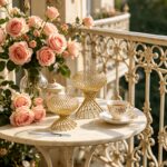 Aurora Gold Lantern Candle Holder Set - Image 3