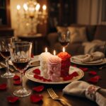 Rose Sculpted Soy Wax Candle - Image 3