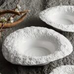 Rock Texture Artisan Pasta Bowl - Image 6