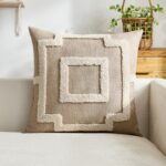 Textured Geometric Cushion Cover - Image 9