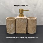Stone Texture Bathroom Essentials Set - Image 3