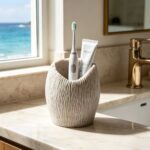 Organic Stone Effect Toothbrush Holder - Image 4