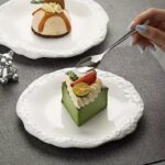 Rock Edge Ceramic Dinner Plate Set
